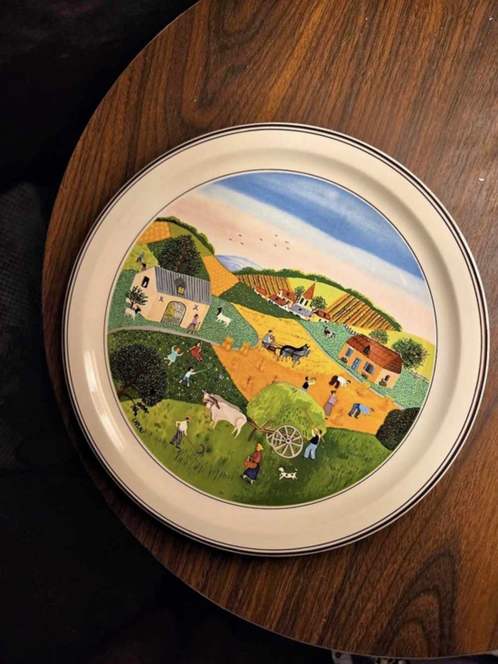 Villeroy & Boch Les Quatre Saisons No. 2 Été (Summer) Plate